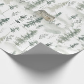 Rustikales Umschlagpapier Geschenkpapier (Ecke)