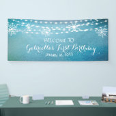 Rustikales und dennoch traumhaftes Winterwunderlan Banner (Messe)