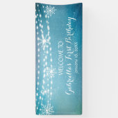 Rustikales und dennoch traumhaftes Winterwunderlan Banner (Vertikal)