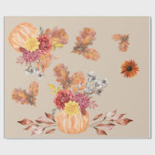 Rustikales und gemütliches Frühjahrspapier Geschenkpapier (Flach)