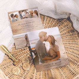 Rustikales und Minimalistisches Foto Hochzeit