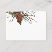 Rustikales Urlaubsgeschäft Personalisiert Visitenkarte (Rückseite)