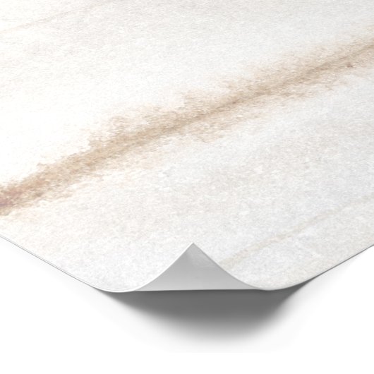 Rustikales Valentinbanner III Poster (Ecke)