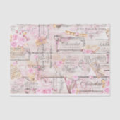 Rustikales Valentingewebe Seidenpapier (Vorderseite)