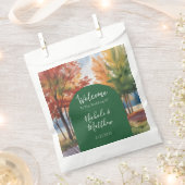 Rustikales Verändern der Blätter Hochzeit Geschenktütchen (Ausgeschnitten)