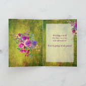 Rustikales viel Glück-Hufeisen Karte (Innenseite)