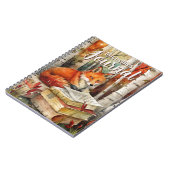 Rustikales Vintag Fox Books Woodland Journal Notizblock (Linke Seite)