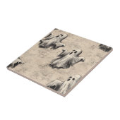 Rustikales Vintag Ghost-Muster Fliese (Seite)