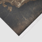 Rustikales Vintag Gothic Crow Decoupage Seidenpapier (Ausschnitt)