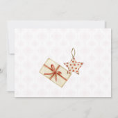 Rustikales Vintages Babyspielzeug und Kleidungsstü Einladung (Rückseite)