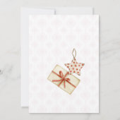 Rustikales Vintages Babyspielzeug und Kleidungsstü Einladung (Rückseite)