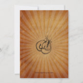 Rustikales Vintages Boxen Geburtstagseinladungen Einladung (Rückseite)