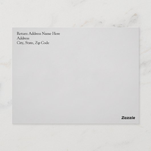 Rustikales Vintages Chalkboard kundenspezifisch Pe Postkarte (Rückseite)