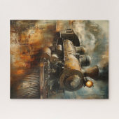 Rustikales, Vintages Dampfbad Motor Puzzle (Horizontal)