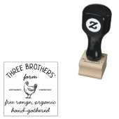 Rustikales Vintages Ei Gummistempel (Stempel)