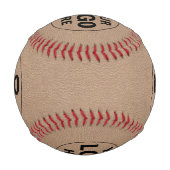 Rustikales Vintages Foto Baseball (Vorderseite)