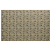 Rustikales Vintages Hirschmuster Stoff (Fat Quarter (45,7 x 55,9 cm))