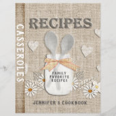 Rustikales Vintages Land Personalisiert (Rückseite)