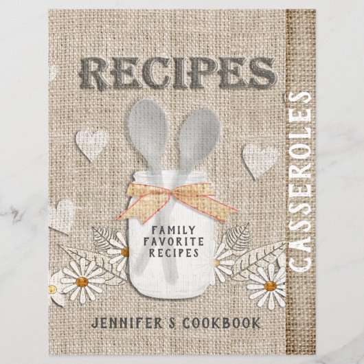 Rustikales Vintages Land Personalisiert (Vorderseite)