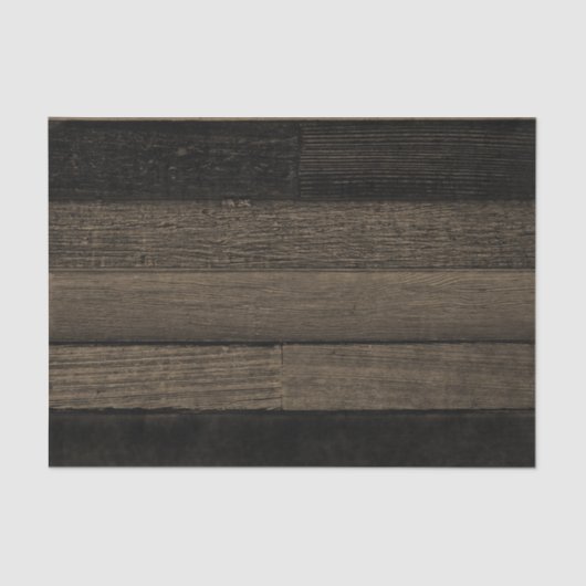 Rustikales Vintages Land Sepia Schwarzwurzel Seidenpapier (Vorderseite)