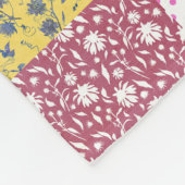 Rustikales Vintages Ländermuster Fleecedecke (Ecke)