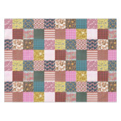 Rustikales Vintages Ländermuster Tischdecke (Vorderseite (Horizontal))