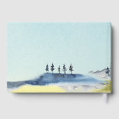 Rustikales Vintages Mountain Cabin Lodge Gästebuch (Rückseite)