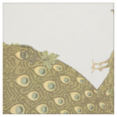 Rustikales Vintages Pfauenmuster Stoff (Muster)