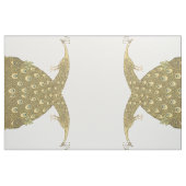 Rustikales Vintages Pfauenmuster Stoff (Fat Quarter (45,7 x 55,9 cm))