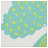 Rustikales Vintages Pfauenmuster Stoff (Muster)