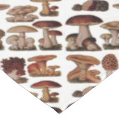 rustikales Vintages Pilzwald Tischdecke (Schrägansicht)