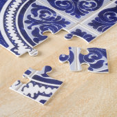 Rustikales Vintages portugiesisches Fliesenmuster  Puzzle (Seite)