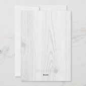 Rustikales Vintages Red Truck Foto Weihnachten (Rückseite)