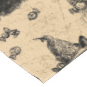 Rustikales Vintages Schwarzes Katzenjammer, Hallow Tischdecke (Schrägansicht)