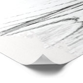 Rustikales Vintages Spielzeug aus weißem Holz Baby Poster (Ecke)