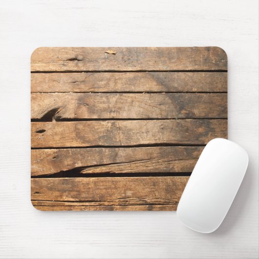 Rustikales Vintages Stallholz Mousepad (Mit Mouse)