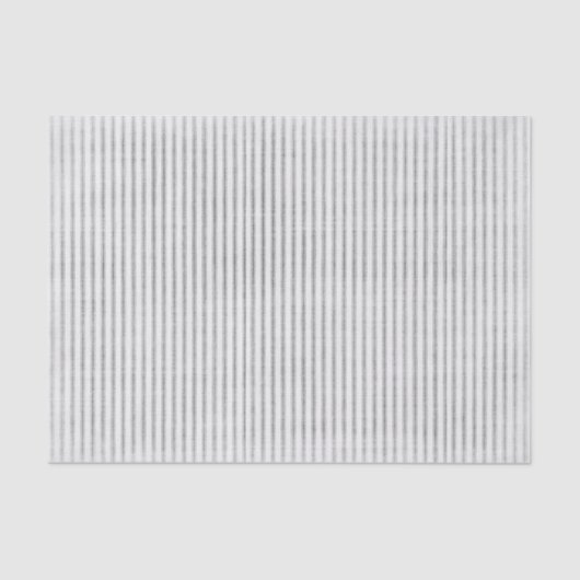 Rustikales Vintages Ticking Strip Geschenkpapier Seidenpapier (Vorderseite)