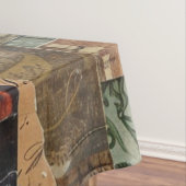 Rustikales Vintages Zeitungs-Patchwork-Collage (10 Tischdecke (Beispiel)