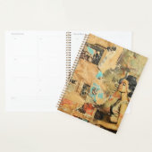 Rustikales Vintages Zeitungs-Patchwork-Collage (8) Planer (Anzeige)