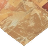 Rustikales Vintages Zeitungs-Patchwork-Collage (9) Tischdecke (Schrägansicht)