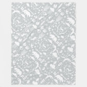 Rustikales Vogelbärenmuster Fleecedecke (Vorderseite)