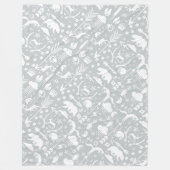 Rustikales Vogelbärenmuster Fleecedecke (Vorderseite)