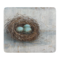 Rustikales Vogelnest - Blau
