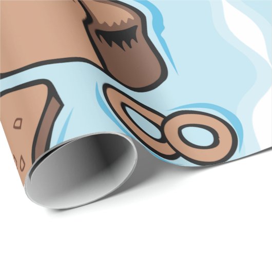 Rustikales Vollkornbrot Farmhouse Food Geschenkpapier (Rolleneckpunkt)