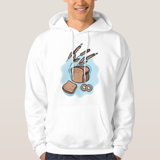 Rustikales Vollkornbrot Farmhouse Food Hoodie (Vorderseite)