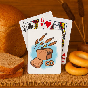 Rustikales Vollkornbrot Farmhouse Food Spielkarten