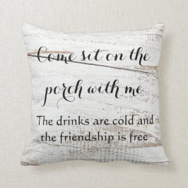 Rustikales Vordergrundstück Wohngestaltung Kissen