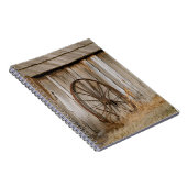 Rustikales Wagenrad der Amerikanischen Ozeane Notizblock (Rechte Seite)