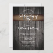 Rustikales Wagenrad-Foto Einladung (Vorderseite)