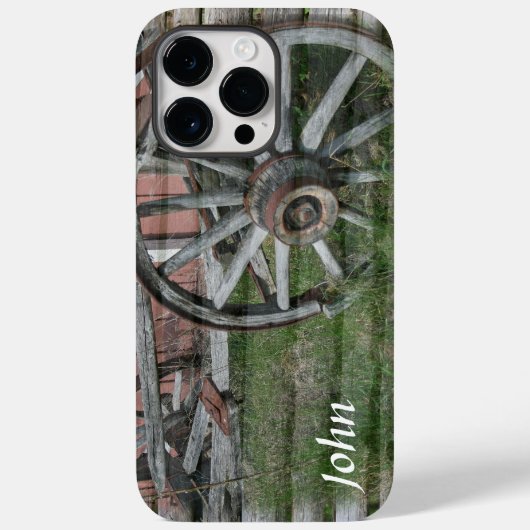 Rustikales Wagenrad im Western Case-Mate iPhone Hülle (Rückseite)